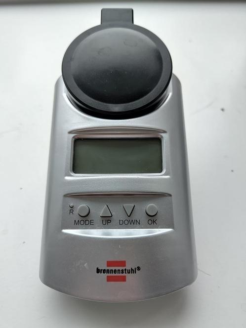 Digitale tijdschakelaar, Brennenstuhl, incl. handleiding., Doe-het-zelf en Bouw, Elektriciteit en Kabels, Zo goed als nieuw, Schakelaar