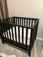 Babypark zwart, Ophalen, Zo goed als nieuw, Vierkant, In hoogte verstelbaar