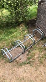 Fietsenrek - 4 plaatsen - zware galvanisatie, Fietsen en Brommers, Ophalen, Zo goed als nieuw