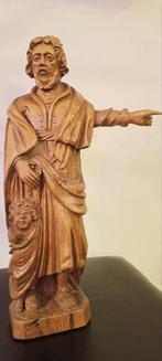 Antiek hout beeld Sint Jozef van Smakt, Ophalen of Verzenden