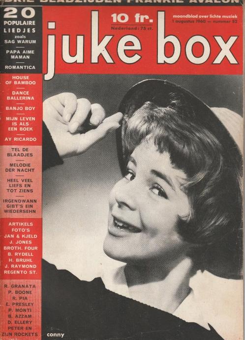 Revues - Jukebox VL 52 - 1/08/1960, Livres, Journaux & Revues, Utilisé, Musique, Cinéma ou TV, Enlèvement ou Envoi