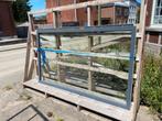 grand fixe double vitrage en pvc schucco de 150 /249 cm, Ophalen, Gevelraam of Ruit, 120 tot 160 cm, Zo goed als nieuw