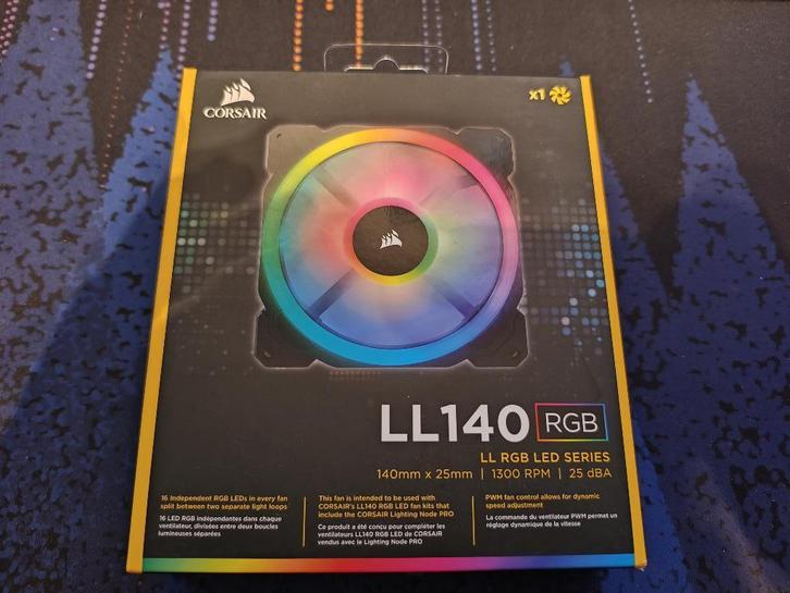 Corsair LL140 computerventilator, Computers en Software, Computerkoelers, Gebruikt, Luchtkoeling, Ophalen of Verzenden