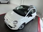 Fiat 500 LONGE 0,9 TWIN AIR-IDELA JEUNE CHAUFFEUR-CUIR - TO, Auto's, Fiat, 4 zetels, Gebruikt, 875 cc, Wit