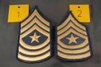 US ARMY # 20 - SERGEANT MAJOR (2 ex), Emblème ou Badge, Armée de terre, Enlèvement ou Envoi