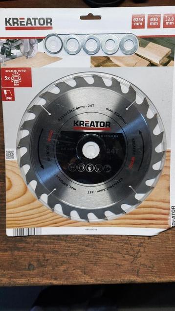 Kreator cirkelzaagblad 254mm (3stuks) beschikbaar voor biedingen