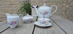 Tijdloos & Elegant: Prachtige Vintage Porseleinen Theeset, Gebruikt, Ophalen of Verzenden, Overige stijlen, Porselein