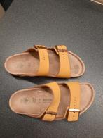 Birkenstock slipper bruin/oranje maat 34, Kinderen en Baby's, Kinderkleding | Schoenen en Sokken, Gebruikt, Jongen of Meisje, Overige typen