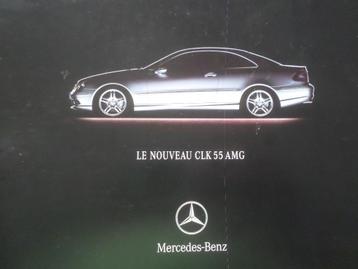 Brochure de la Mercedes CLK AMG 55 2002 - FRANÇAIS