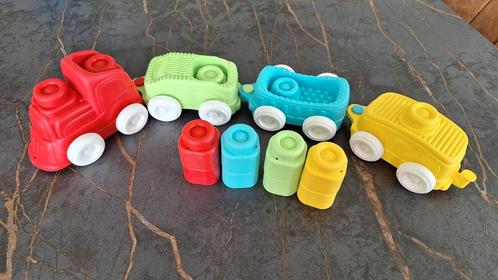 Clementoni sensorische trein - amper gebruikt!, Kinderen en Baby's, Speelgoed | Babyspeelgoed, Nieuw, Auto, Met wieltjes, Ophalen