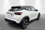 Nissan Juke 1.0 DIG-T 114 DCT Tekna Leder, Auto's, Nissan, Stof, Regensensor, Wit, 5 zetels