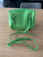 Groene handtas in echt leer, Handtassen en Accessoires, Tassen | Damestassen, Ophalen of Verzenden, Zo goed als nieuw, Groen, Handtas
