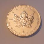 1 oz zilveren maple leaf 2007, Postzegels en Munten, Verzenden, Zilver