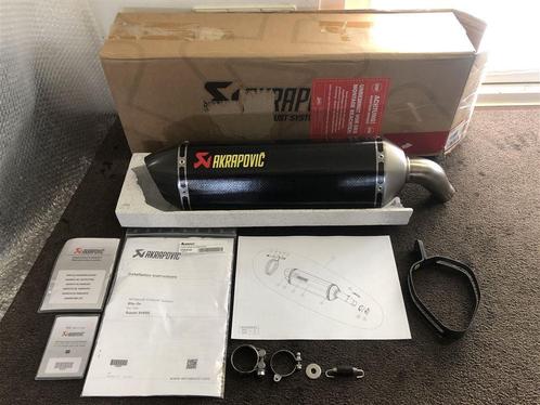Akrapovic uitlaat Suzuki SV650 2016-2023 SV650X 2018-2023, Motoren, Onderdelen | Suzuki, Gebruikt, Ophalen of Verzenden