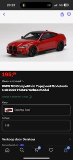 Bmw m4 modelauto, Hobby en Vrije tijd, Modelauto's | 1:18, Ophalen of Verzenden