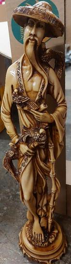 Statue asiatique vintage en résine, Enlèvement