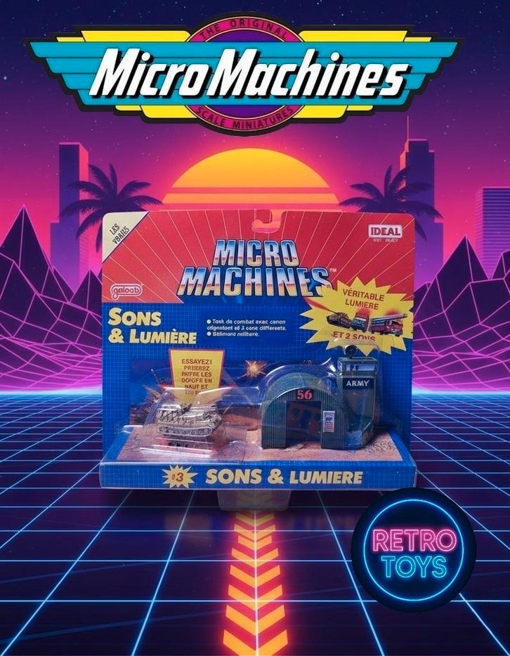 Microgeluids- en lichtmachines „Army” (Galoob - 1989), Verzamelen, Beelden en Beeldjes, Ophalen of Verzenden