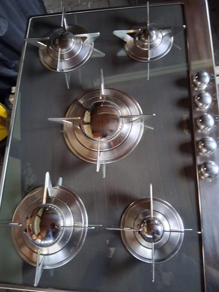 gaskookplaat SMEG, Elektronische apparatuur, Kookplaten, Zo goed als nieuw, Inbouw, Gas, 5 kookzones of meer, Ophalen