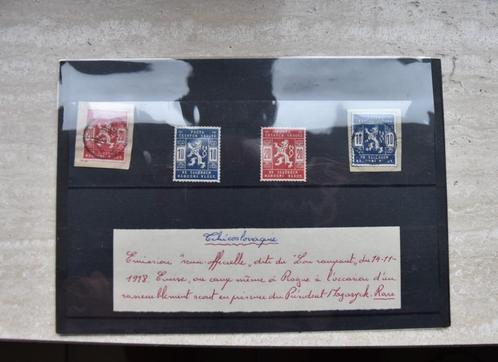postzegel stamp timbre scoutisme 1918 Tchécoslovaquie, Postzegels en Munten, Postzegels | Thematische zegels, Overige thema's