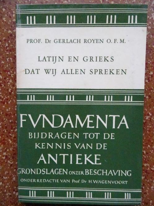 Gerlach Royen O.F.M. Latijn en Grieks dat wij allen spreken, Boeken, Godsdienst en Theologie, Zo goed als nieuw, Christendom | Katholiek