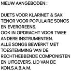 POPULAIRE DUETS VAN EVERGREENS, Diensten en Vakmensen, Muzikanten, Artiesten en Dj's, Overige artiesten