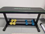 Fitness bankje - Tunturi FB20 Flat bench, Sport en Fitness, Fitnessmaterialen, Ophalen, Zo goed als nieuw, Benen, Fitnessbank