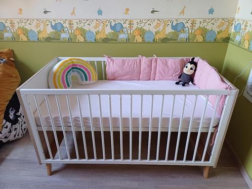 Meegroeibed: van babybed tot peuterbed, Kinderen en Baby's, Kinderkamer | Bedden, Gebruikt, 140 tot 160 cm, 70 tot 85 cm, Lattenbodem