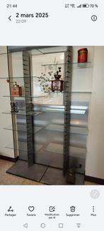 Professioneel display van staal en glas met 8 schappen, Ophalen