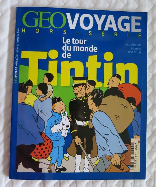 Le tour du monde de Tintin - Geo Voyage - Hors-série (2012), Boeken, Stripverhalen, Zo goed als nieuw, Eén stripboek, Ophalen
