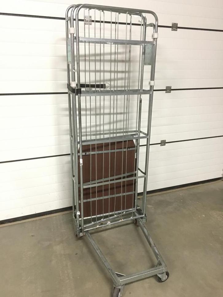 Rolcontainers, Doe-het-zelf en Bouw, Transportwagens, Gebruikt, Transportkar, Ophalen