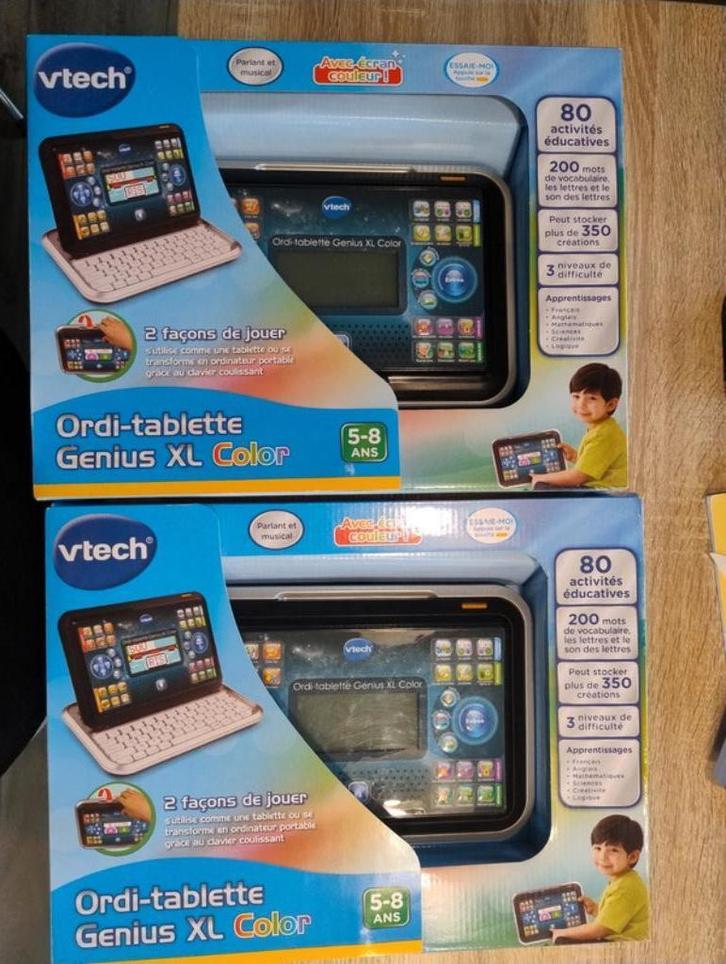2 ordi-tablettes Genius XL Vtech, Kinderen en Baby's, Speelgoed | Vtech, Gebruikt, Ophalen