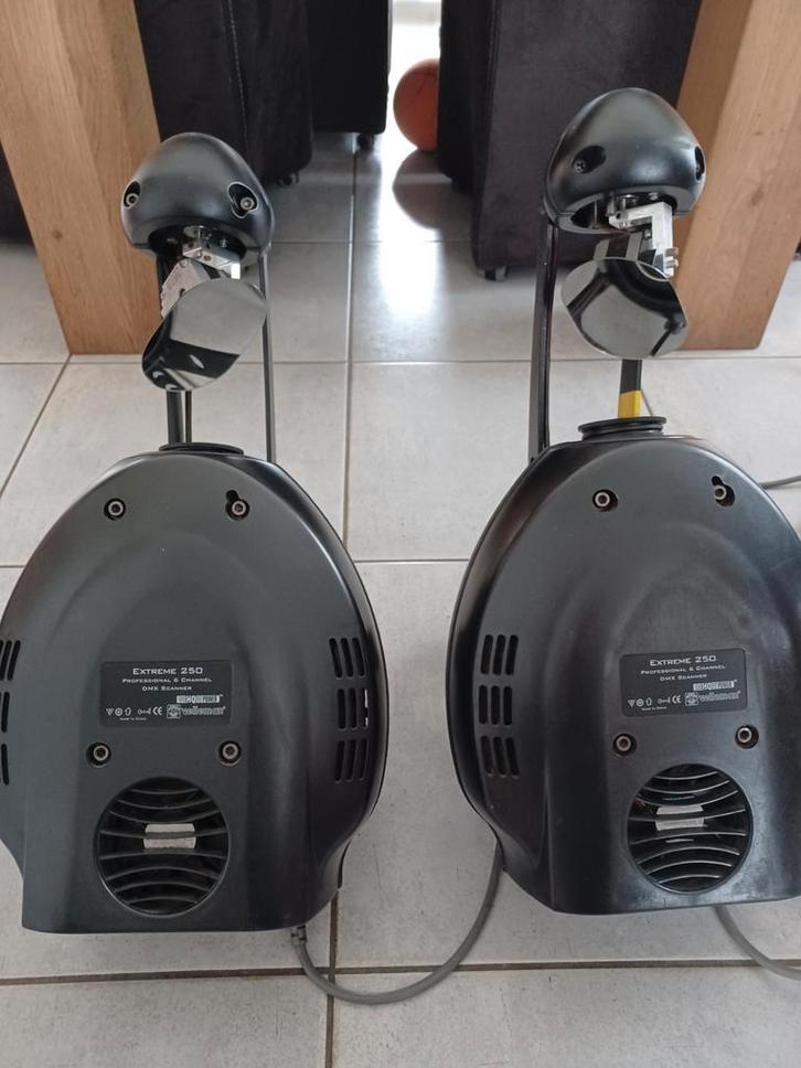 Velleman Extreme 250 DMX Scanner met ontladingslamp., Muziek en Instrumenten, Licht en Laser, Gebruikt, Ophalen