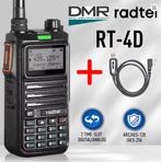 RADTEL RT-4D  DMR VHF UHF PORTABLES NEUFS, Telecommunicatie, Met broekklem, Nieuw, 15 km of meer, Ophalen of Verzenden