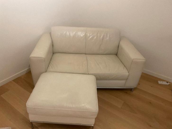 Gratis zetel, Huis en Inrichting, Zetels | Zetels, Gebruikt, Rechte bank, Tweepersoons, 150 tot 200 cm, 75 tot 100 cm, Hout, Kunststof