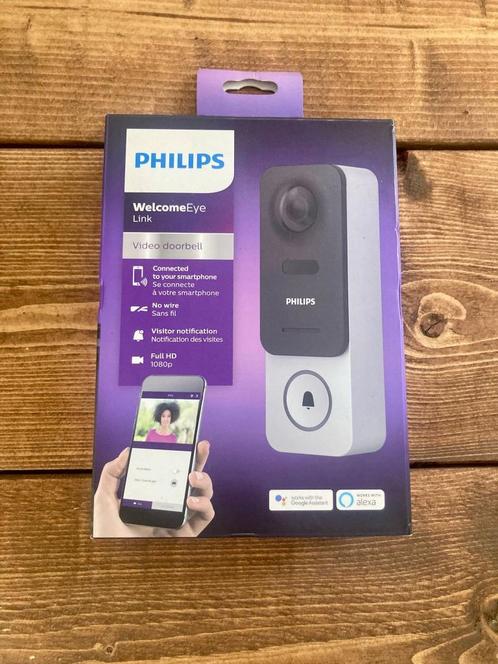 Phillips video doorbell, Huis en Inrichting, Deurbellen, Nieuw, Draadloos, Bewegingsdetectiesensor, Compatibel met smartphone