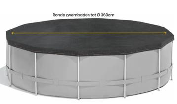 Winterafdekzeil zwembad van 360 cm rond beschikbaar voor biedingen