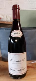 Rode wijn 1998 Pommard Domaine Cyrot-Buthiau Côte d'Or, Rode wijn, Frankrijk, Vol, Ophalen