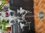 Kristal licht twee stuuk, Antiek en Kunst, Antiek | Glaswerk en Kristal, Ophalen