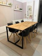 Eettafel 180 op 90 cm, Huis en Inrichting, Tafels | Eettafels, Ophalen, Gebruikt, Metaal