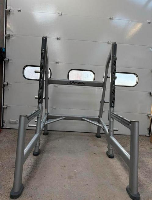 Life fitness signature line squat rek / rack / fitness / gym, Sport en Fitness, Fitnessmaterialen, Gebruikt, Overige typen, Armen