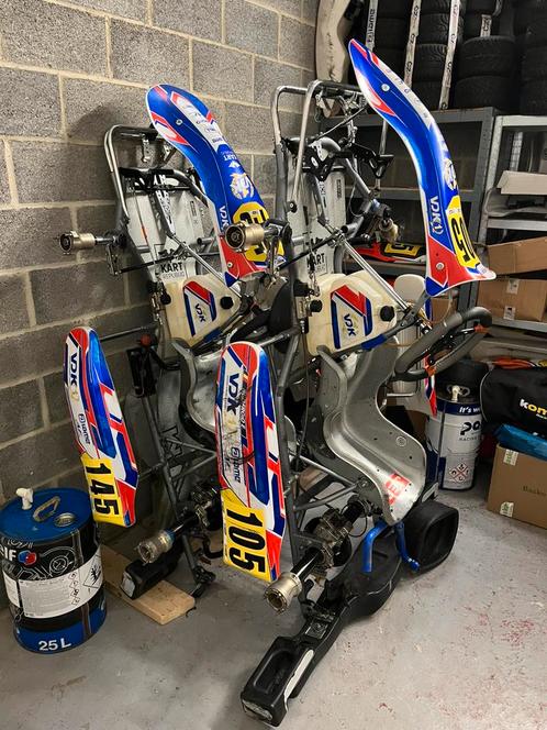 A vendre Chassis complets KR1 et KR2, Sport en Fitness, Karting, Zo goed als nieuw, Ophalen
