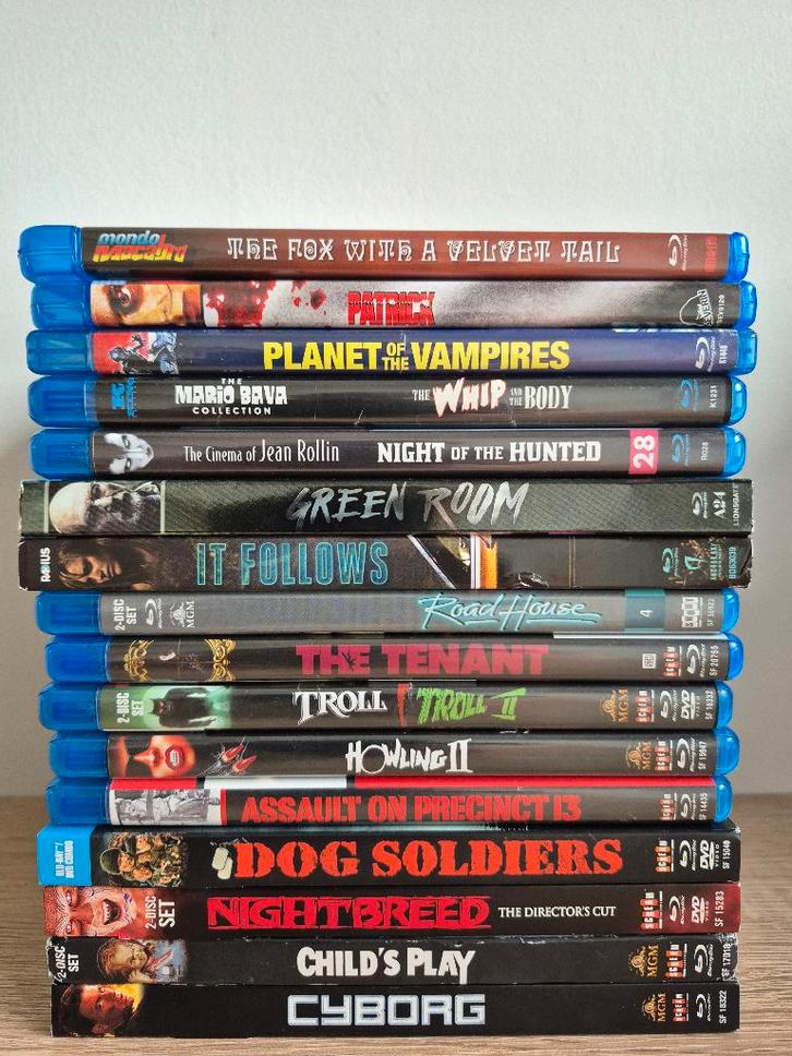 Pakket blu-rays horror (regio A), CD & DVD, Blu-ray, Comme neuf, Horreur, Enlèvement ou Envoi