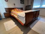 slaapkamer, Huis en Inrichting, Slaapkamer | Bedden, Ophalen, Gebruikt, Bruin, Tweepersoons