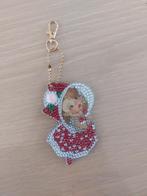 Sleutelhanger met strass - popje „aardbei” (5), Ophalen of Verzenden, Nieuw, Knuffel of Figuurtje