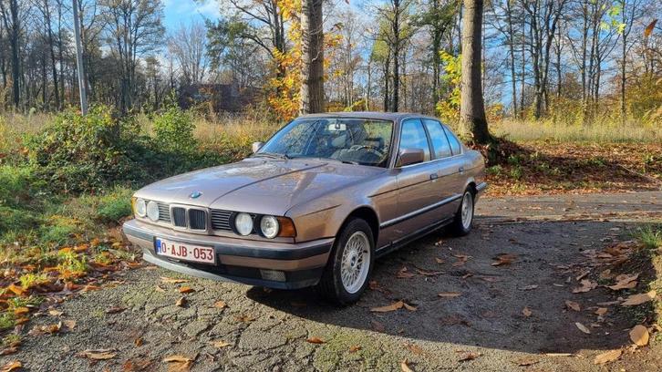 BMW E34 525 / 530, Auto's, BMW, Particulier, 5 Reeks, Benzine, Berline, 5 deurs, Handgeschakeld, Beige, Grijs, Stof, Achterwielaandrijving