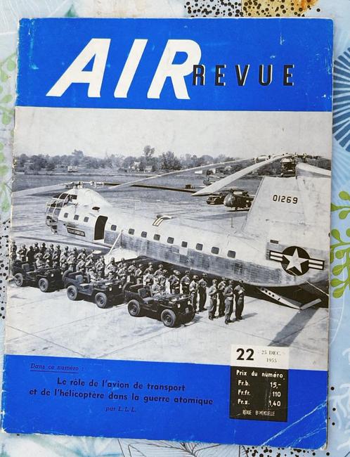 Magazine AIR REVUE du 25 décembre 1955., Verzamelen, Luchtvaart en Vliegtuigspotten, Gebruikt, Boek of Tijdschrift, Verzenden