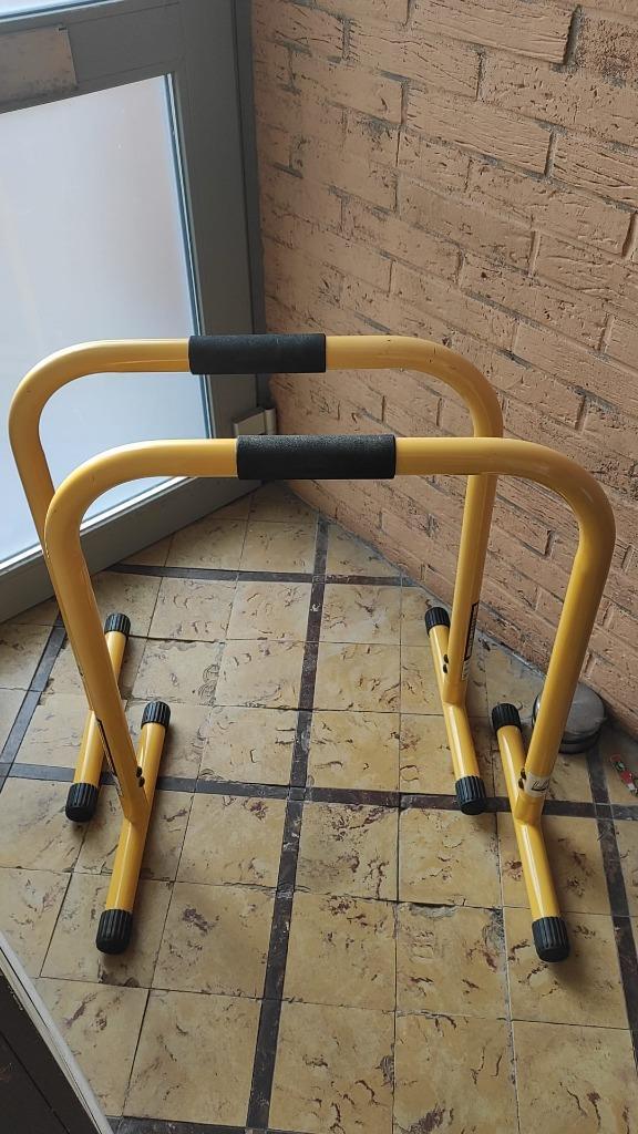 De Lebert Equalizer Dip Bars Mini Home Gym, Sport en Fitness, Fitnessapparatuur, Zo goed als nieuw, Overige typen, Armen, Borst