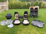 Bugaboo donkey twin, Ophalen, Gebruikt, Overige merken, Zonnekap