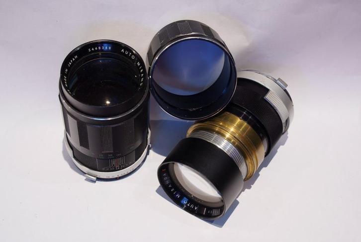 Miranda 2 lens 135mm f/2.8 model E voor onderdelen, Audio, Tv en Foto, Fotocamera's Analoog, Niet werkend, Spiegelreflex, Ophalen of Verzenden