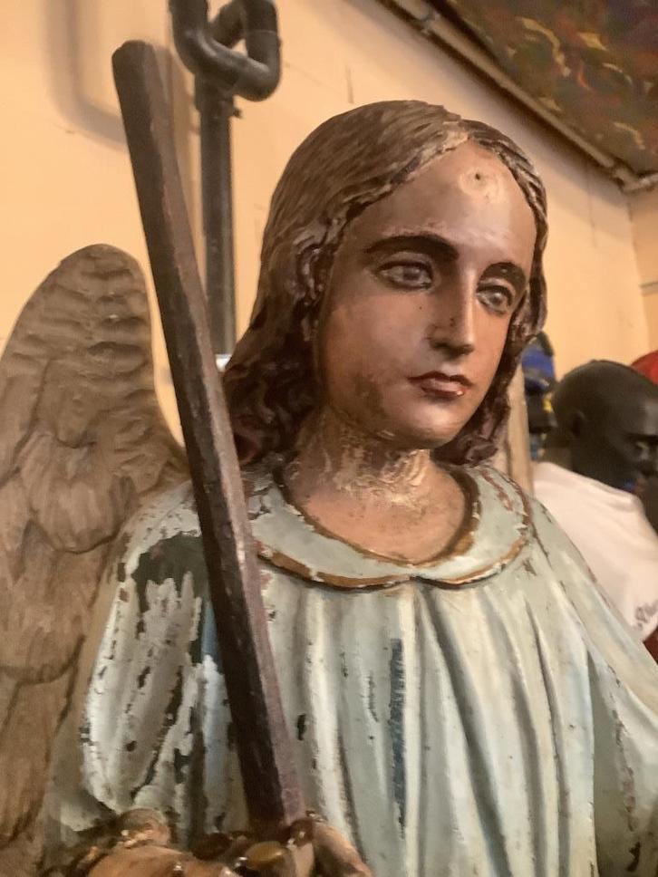 Italiaanse kapel Engel 18e eeuws, Antiek en Kunst, Antiek | Religieuze voorwerpen, Ophalen